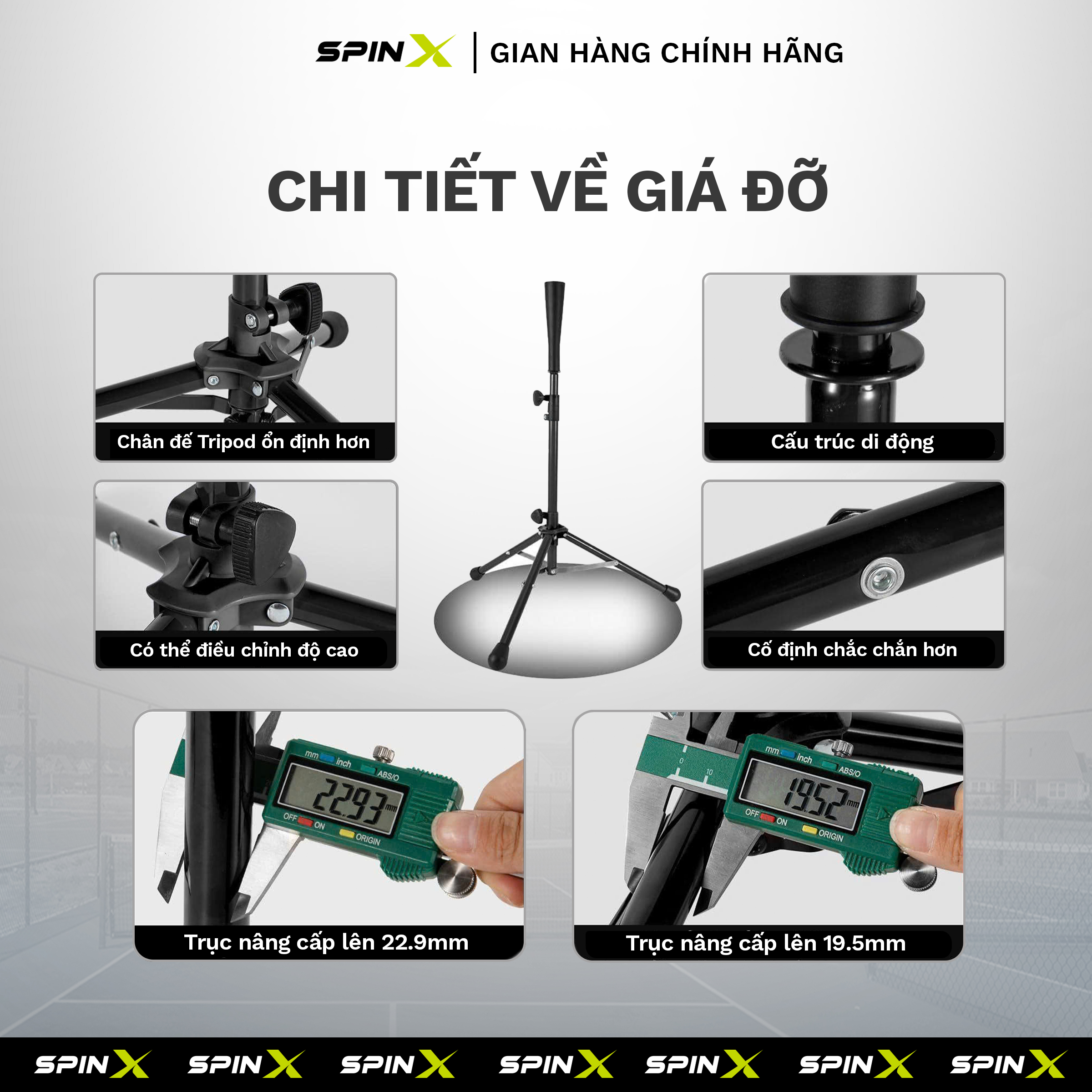 Thiết Bị Tập Flick Pickleball SpinX Chính Hãng – Công Cụ Luyện Phản Xạ & Kiểm Soát Bóng Toàn Diện - Bền Bỉ - Chắc Chắn